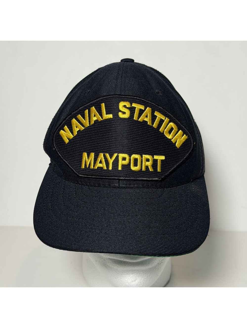 Vintage Eagle Crest Naval Air Station Mayport Hat Military Snapback One Size USA